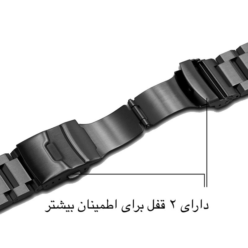 بند مدل metal dual lock مناسب برای اپل واچ 49/45/44/42 میلی متری