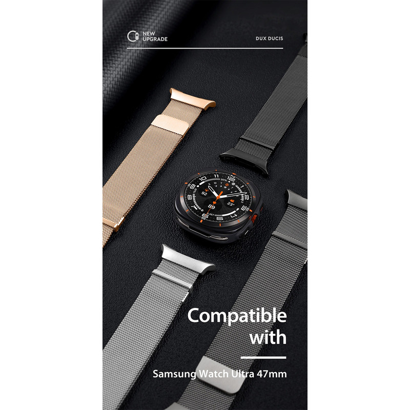 بند دوکس دوکیس مدل Milanese Pro مناسب برای ساعت هوشمند سامسونگ Galaxy Watch Ultra 47mm (2025/2024)