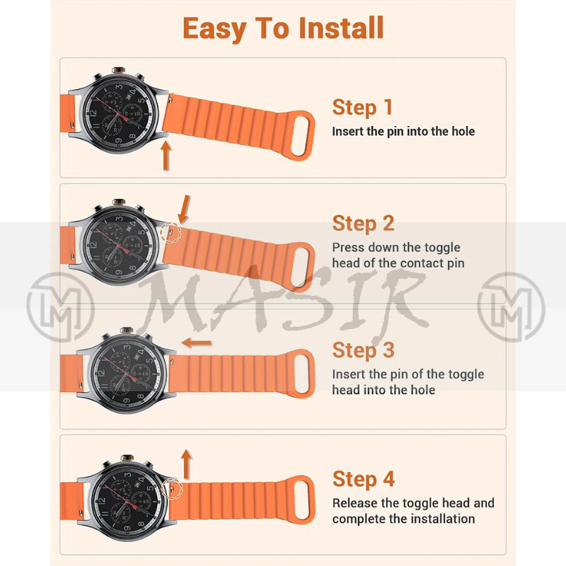 بند مسیر مدل Silicone Loop Magnetic مناسب برای ساعت هوشمند سامسونگ 20 میلی متری Galaxy Watch Gear S2 / Gear S3 / Gear Sport / Active / Active2