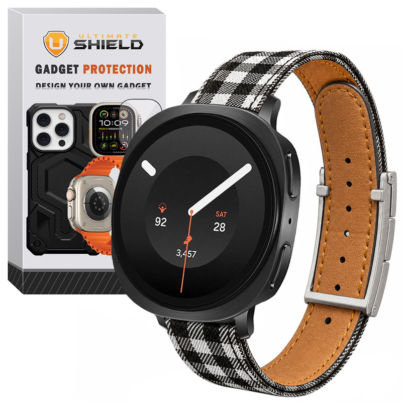 بند آلتیمیت شیلد مدل Vintage NV9 BK مناسب برای ساعت هوشمند سامسونگ Galaxy Watch 9 40mm / 9 44mm