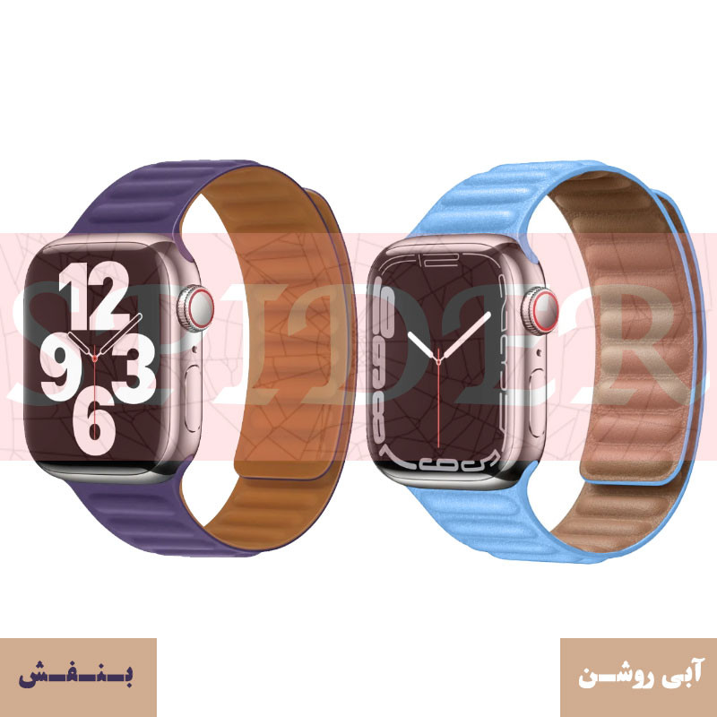 بند اسپایدر مدل Silicon Link Loop Magnetic مناسب برای اپل واچ سری 1/2/3/4/5/6/7/8/9/ SE / ULTRA / ULTRA 2 سایز 42/44/45/49 میلی متری