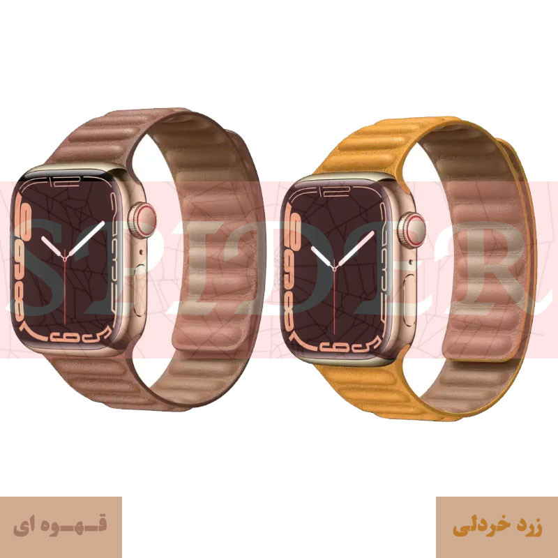 بند اسپایدر مدل Silicon Link Loop Magnetic مناسب برای اپل واچ سری 1/2/3/4/5/6/7/8/9/ SE / ULTRA / ULTRA 2 سایز 42/44/45/49 میلی متری