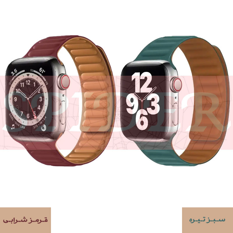 بند اسپایدر مدل Silicon Link Loop Magnetic مناسب برای اپل واچ سری 1/2/3/4/5/6/7/8/9/ SE / ULTRA / ULTRA 2 سایز 42/44/45/49 میلی متری