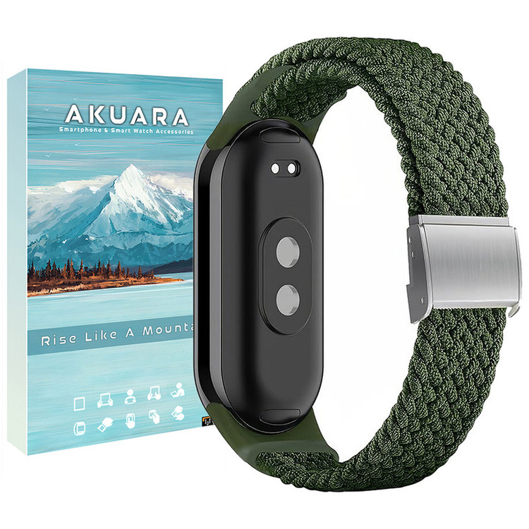 بند ساعت آکوآرا مدل Woven GK مناسب برای ساعت هوشمند شیائومی Mi Band 9 41mm