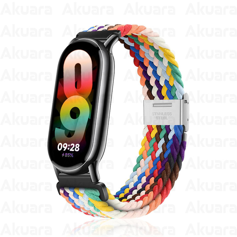 بند ساعت آکوآرا مدل Woven GK مناسب برای ساعت هوشمند شیائومی Mi Band 8 41mm