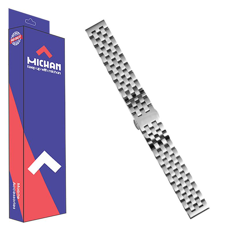 بند ساعت میچان مدل Steel 2C مناسب برای ساعت هوشمند امیزفیت GTR 47mm/GTR 2 47mm/GTR 3 47mm/GTR 4