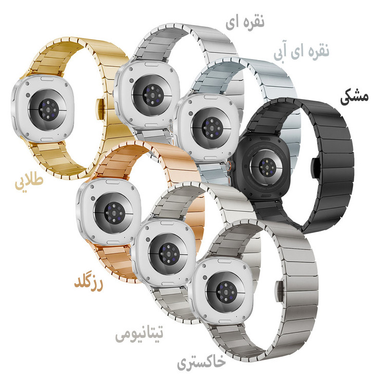 بند اسپریگ مدل Butterfly W8 مناسب برای ساعت هوشمند سامسونگ Galaxy Watch 8 40mm / 8 44mm / 8 Classic 46mm
