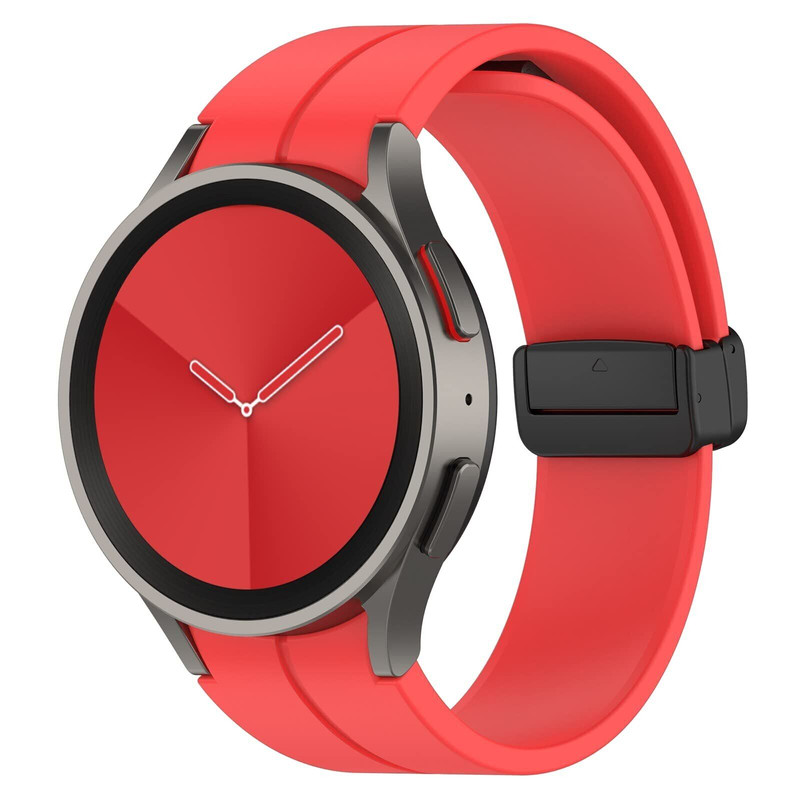 بند راینو مدل Magnetic D-Buckle مناسب برای ساعت هوشمند سامسونگ Galaxy Watch 4 / Watch 4 Classic / Watch 5 / Watch 5 Pro / Watch 6 / Watch 6 Classic