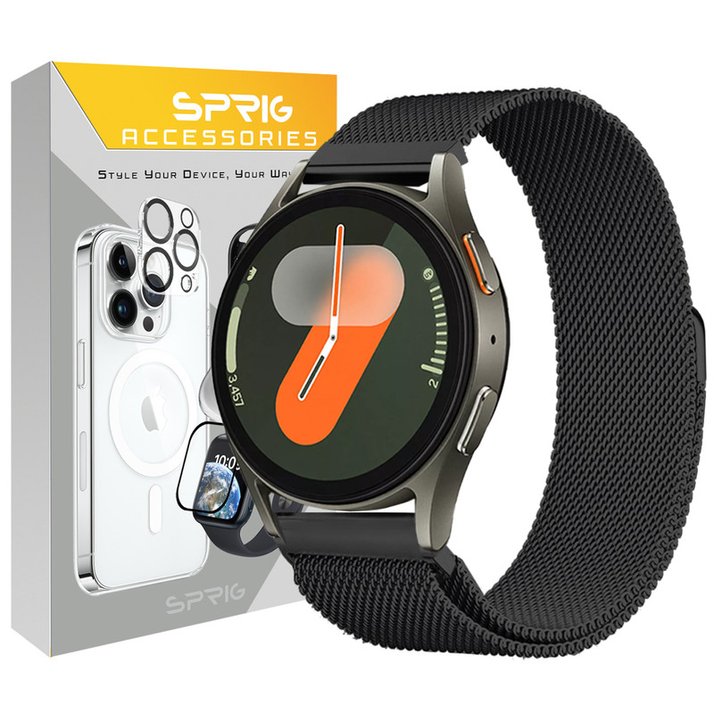 بند اسپریگ مدل Milanese مناسب برای ساعت هوشمند سامسونگ Galaxy Watch 7 40mm / Watch 7 44mm / Watch FE 40mm