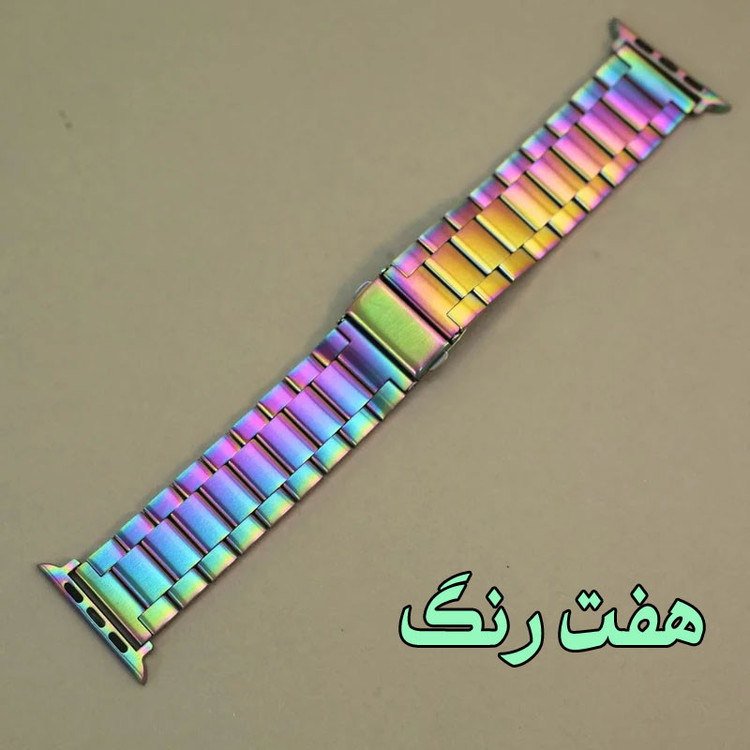 بند مسیر مدل 3bead Clasp Stainless مناسب برای ساعت هوشمند ویرفیت T800 Ultra / T900 Ultra / HK8 Pro Max / HK9 Ultra 2