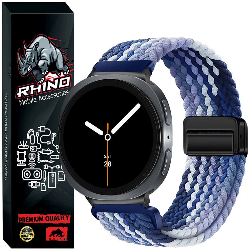بند راینو مدل W8-Braided Mag مناسب برای ساعت هوشمند سامسونگ Galaxy Watch 8 40mm / 44mm