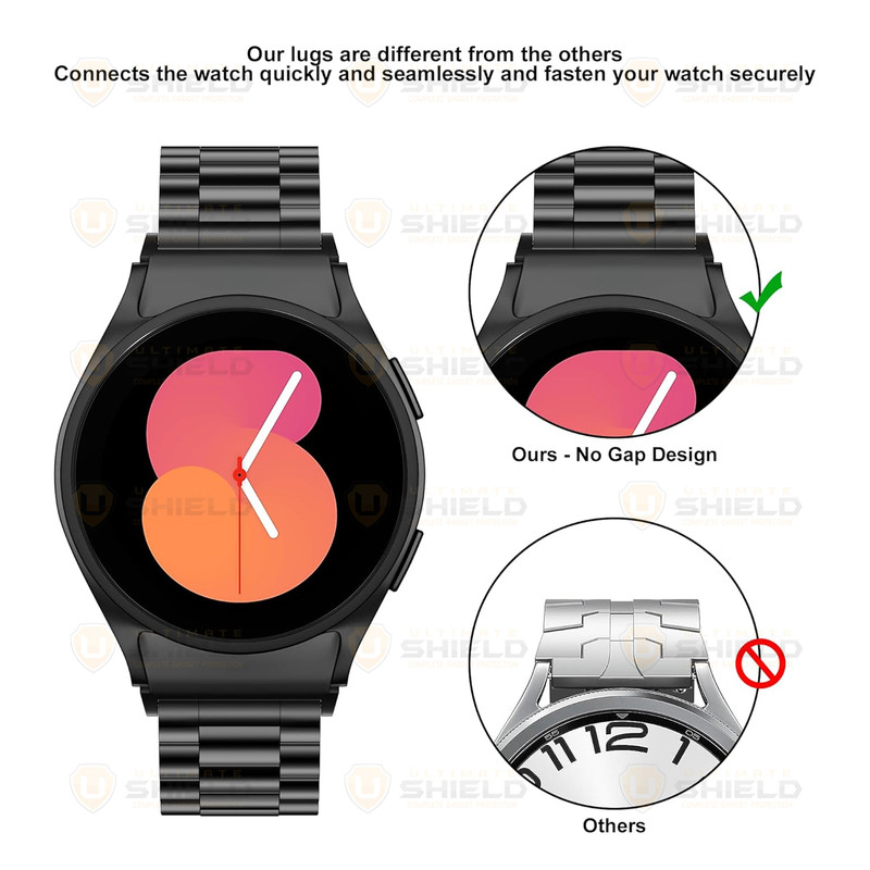بند آلتیمیت شیلد مدل 3Bead BTN مناسب برای ساعت هوشمند سامسونگ Galaxy Watch 4/5/6/7/FE سایز 40/43/44/46/47mm