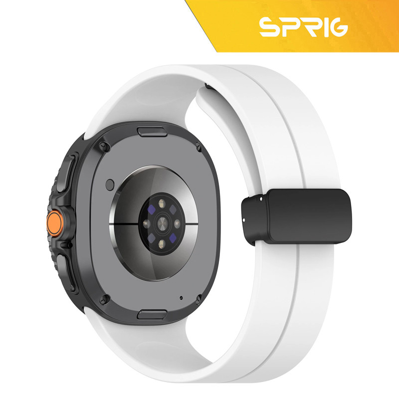 بند اسپریگ مدل Silicone Magnet W8 مناسب برای ساعت هوشمند سامسونگ Galaxy Watch 8 40mm / 8 44mm / 8 Classic 46mm