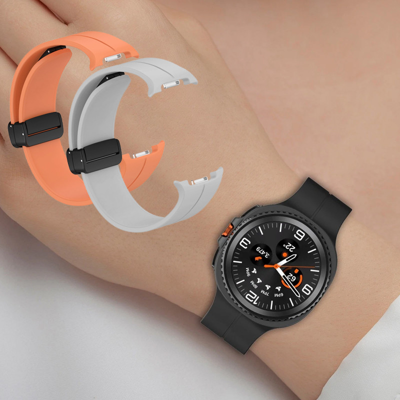 بند اسپریگ مدل Silicone Magnet W8 مناسب برای ساعت هوشمند سامسونگ Galaxy Watch 8 40mm / 8 44mm / 8 Classic 46mm