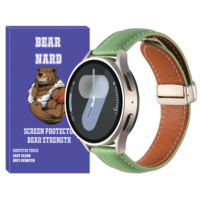 بند برنارد مدل Mag Leather BR مناسب برای ساعت هوشمند سامسونگ Galaxy Watch 4/5/6/7/FE size 40/43/44/46/47mm
