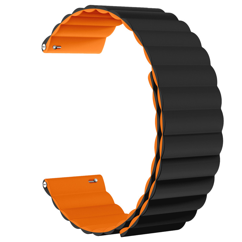 بند اسپریگ مدل Silicone MAG Link TW مناسب برای ساعت هوشمند گلوریمی GX SPORT / GX Race 22mm