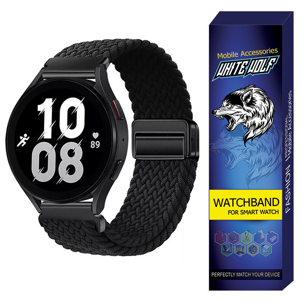 بند ساعت وایت ولف مدل W-Braided مناسب برای ساعت هوشمند سامسونگ  Galaxy Watch Active / Active 2  40mm/44mm