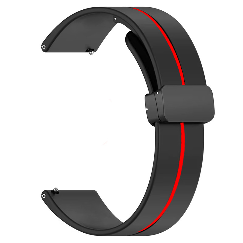 بند ساعت گوف مدل Silicone Magnet Dual مناسب برای ساعت هوشمند سامسونگ Galaxy Watch Fe