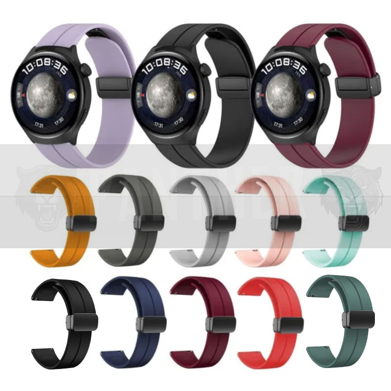 بند پنتر مدل Silicon Magnetic مناسب برای ساعت هوشمند سامسونگ Galaxy Watch Active 2 40mm