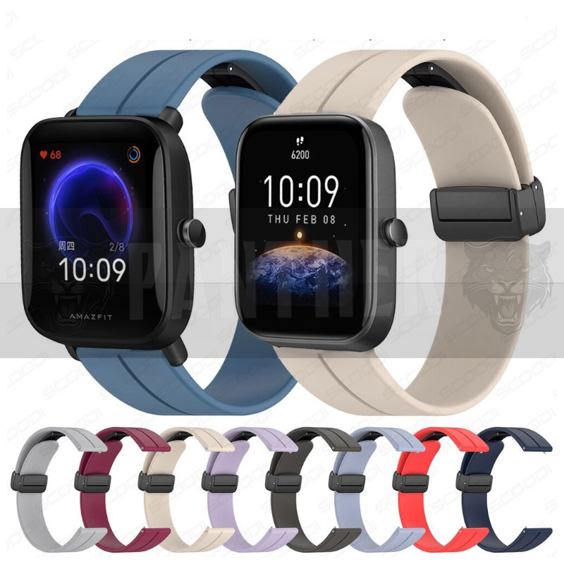 بند پنتر مدل Silicon Magnetic مناسب برای ساعت هوشمند سامسونگ Galaxy Watch Active 2 40mm