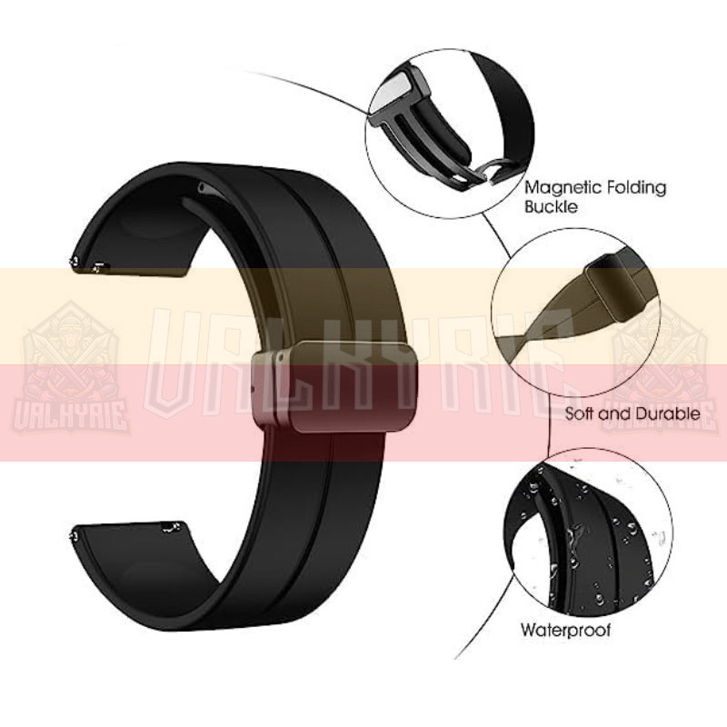 بند والکری مدل Silicon Magnetic مناسب برای ساعت هوشمند سامسونگ Galaxy Watch 6 40mm / watch 6 44mm / Watch 6 Classic 43mm / Watch 6 Classic 47mm