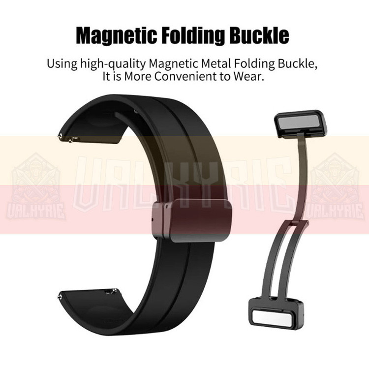 بند والکری مدل Silicon Magnetic مناسب برای ساعت هوشمند سامسونگ Galaxy Watch 6 40mm / watch 6 44mm / Watch 6 Classic 43mm / Watch 6 Classic 47mm
