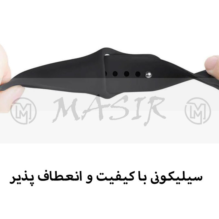 بند مسیر مدل Silicon Belt Strap مناسب برای ساعت هوشمند میبرو T1