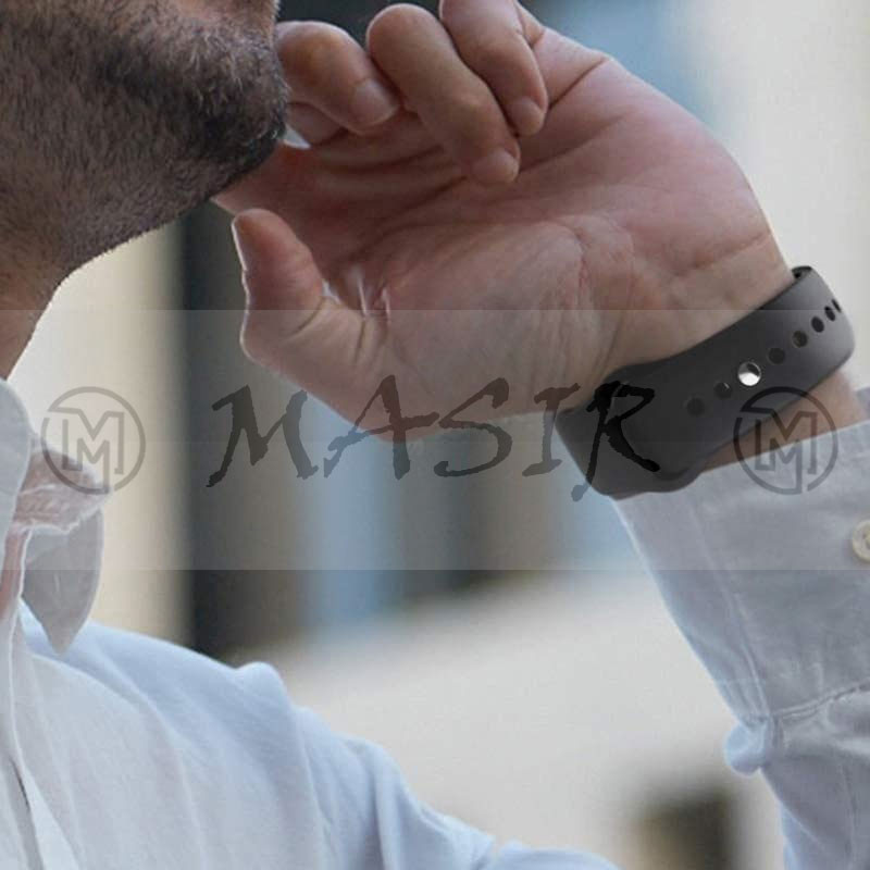 بند مسیر مدل Silicon Belt Strap مناسب برای ساعت هوشمند میبرو T1