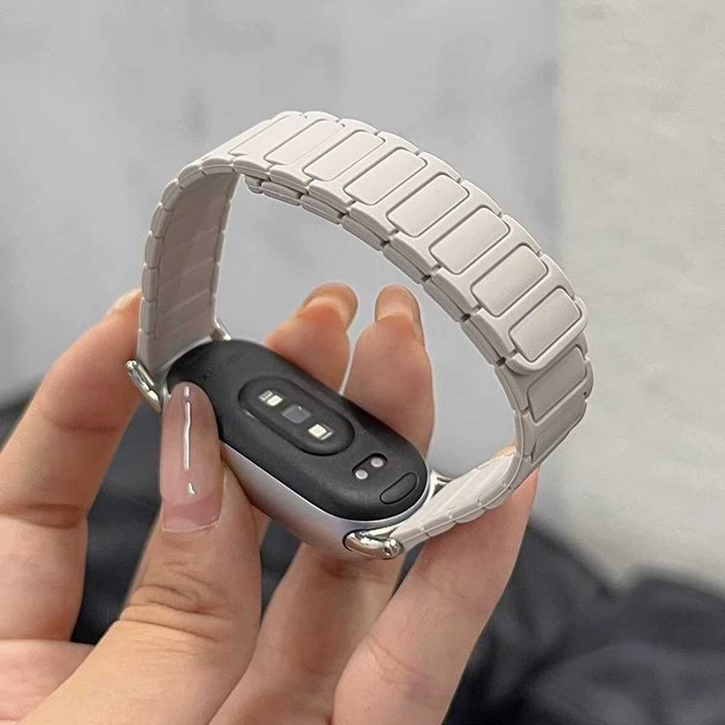 بند راینو مدل Link Magnet مناسب برای ساعت هوشمند شیائومی Mi Band 10 (12mm)