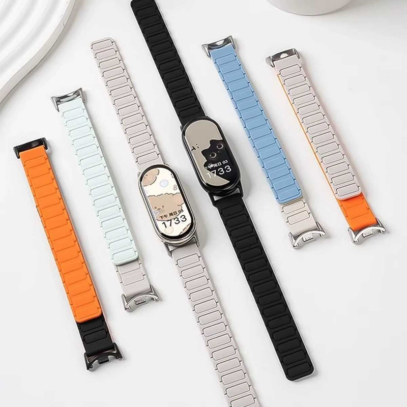 بند راینو مدل Link Magnet مناسب برای ساعت هوشمند شیائومی Mi Band 10 (12mm)