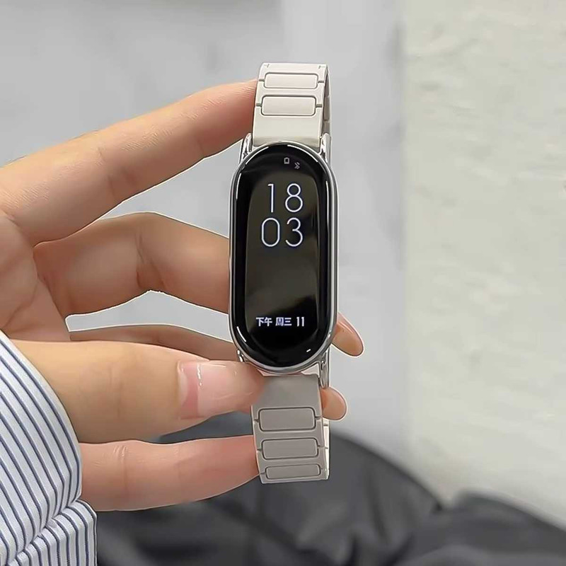 بند راینو مدل Link Magnet مناسب برای ساعت هوشمند شیائومی Mi Band 10 (12mm)