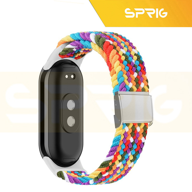 بند اسپریگ مدل Braided SGK مناسب برای ساعت هوشمند شیائومی Mi band 10