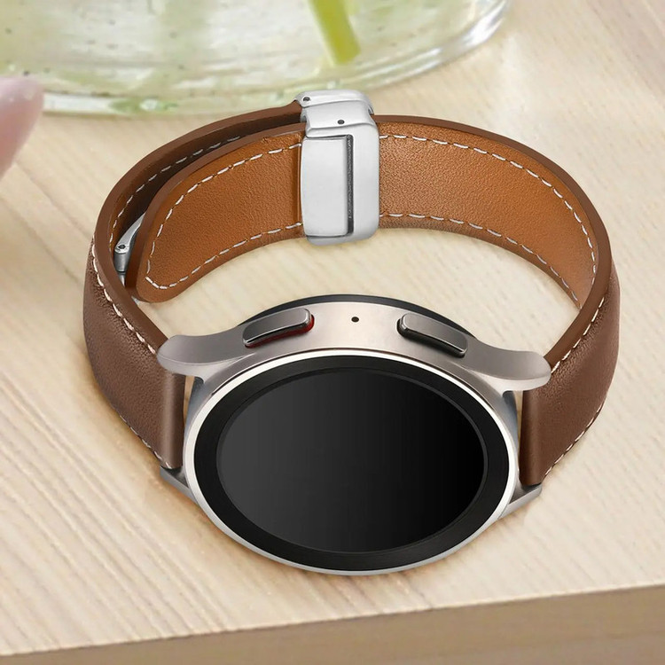 بند گلستیک مدل Mag Leather GL TW مناسب برای ساعت هوشمند ناتینگ CMF Watch Pro / CMF Watch Pro 2 22mm