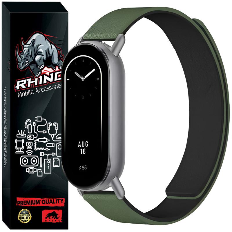 بند راینو مدل Lyche Silic مناسب برای ساعت هوشمند شیائومی Mi Band 9 / 10