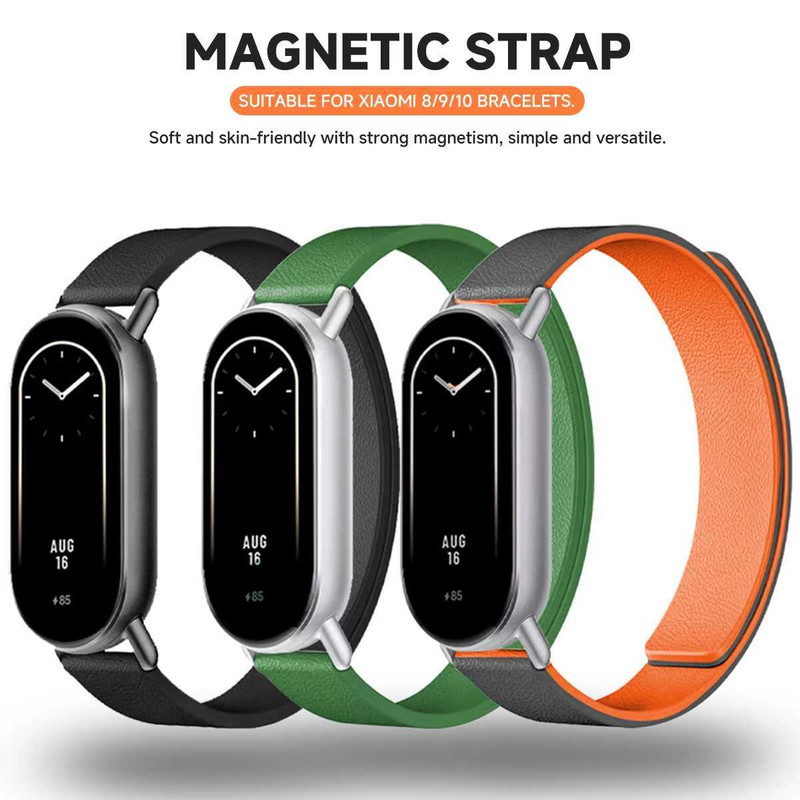 بند راینو مدل Lyche Silic مناسب برای ساعت هوشمند شیائومی Mi Band 9 / 10