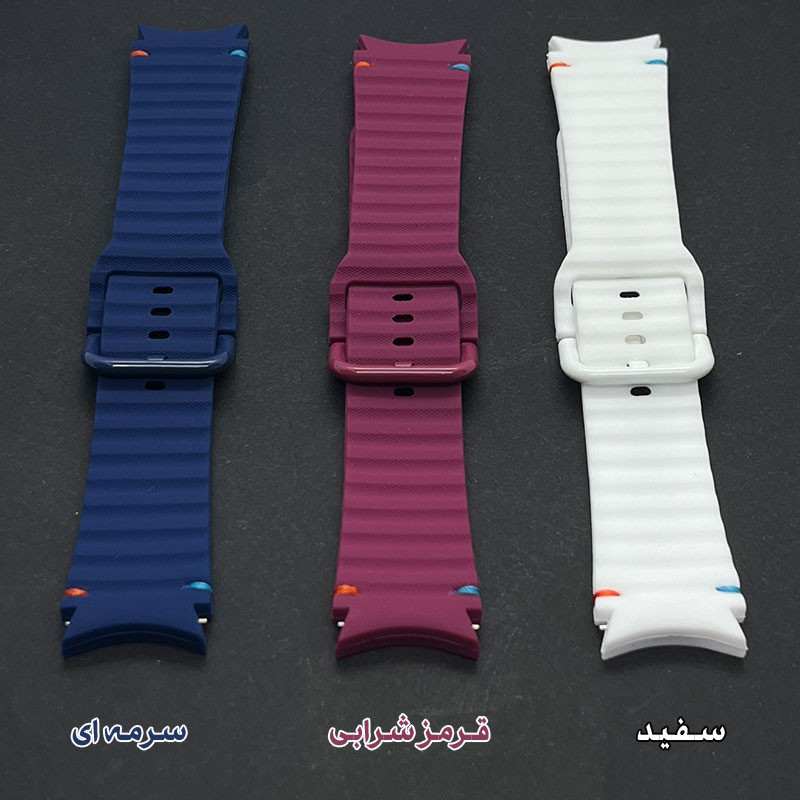 بند مسیر مدل Silicone ORG Sport مناسب برای ساعت هوشمند سامسونگ Galaxy Watch 6 40mm / watch 6 44mm / Watch 6 Classic 43mm / Watch 6 Classic 47mm