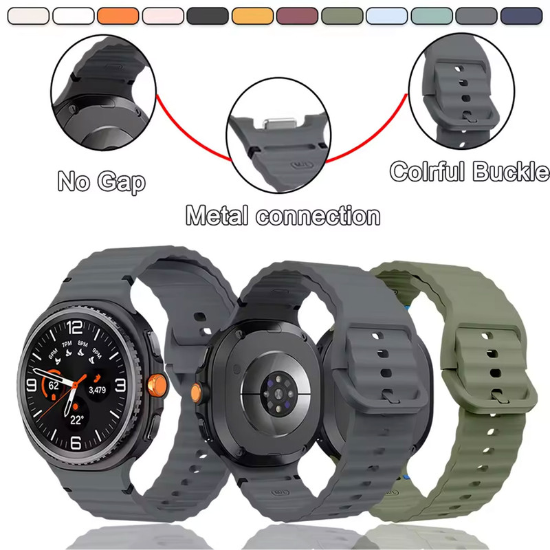 بند مسیر مدل ORGNEW Silicone مناسب برای ساعت هوشمند سامسونگ Galaxy Watch 8 Classic 46mm