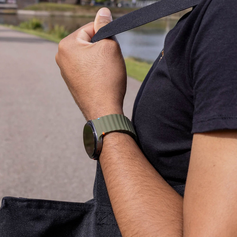 بند مسیر مدل ORGNEW Silicone مناسب برای ساعت هوشمند سامسونگ Galaxy Watch 8 Classic 46mm