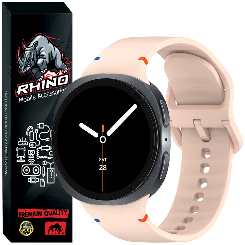 بند راینو مدل Silic-W8 مناسب برای ساعت هوشمند سامسونگ Galaxy Watch 8 40mm / 44mm
