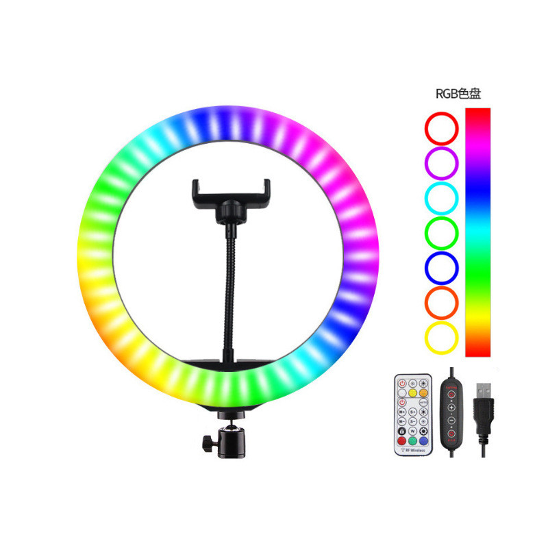 رینگ لایت مدل LJJ-26 RGB LED