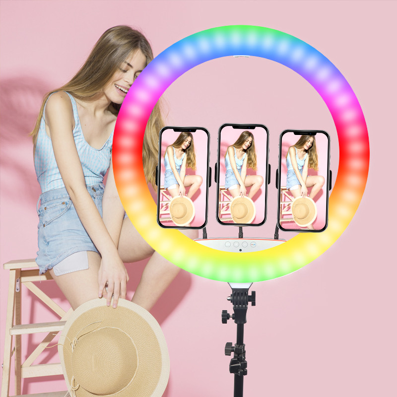 رینگ لایت مدلRGB 45 CM18 LED