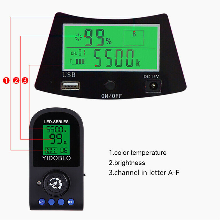 رینگ لایت ایدابلو مدل QS-480E II