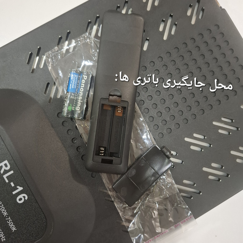 نور ثابت ال ای دی مدل RL16 به همراه کنترل