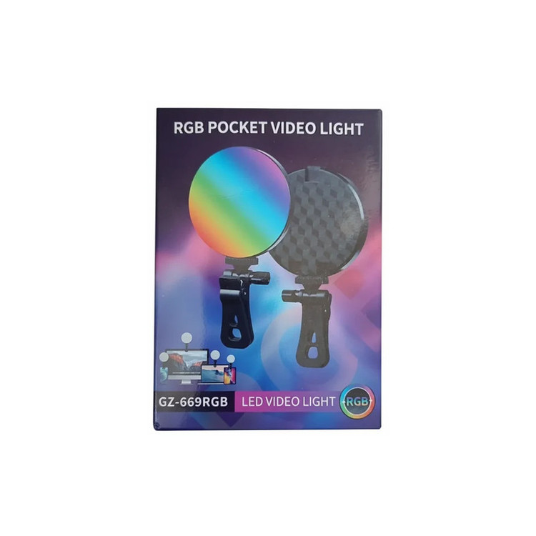 نور ثابت ال ای دی مدل GZ-669RGB