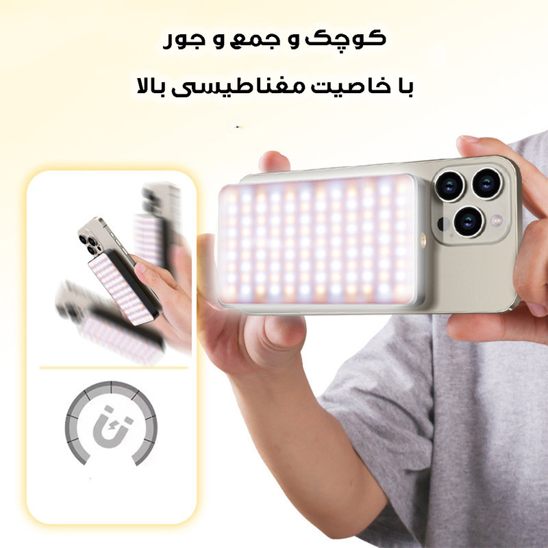 نور ثابت ال ای دی مدل M20-RGB