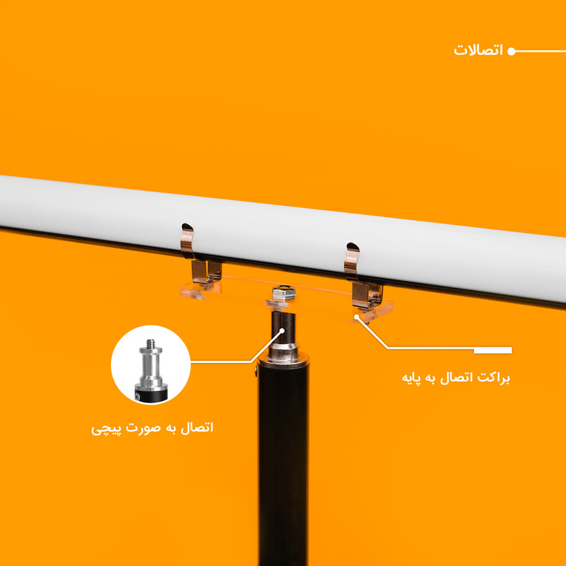 نور ثابت ال ای دی RGB چیکولایت مدل RGB50 X2 بسته 2 عددی