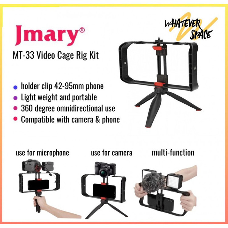 پایه نگهدارنده گوشی موبایل و تبلت جی ماری مدل MT-33