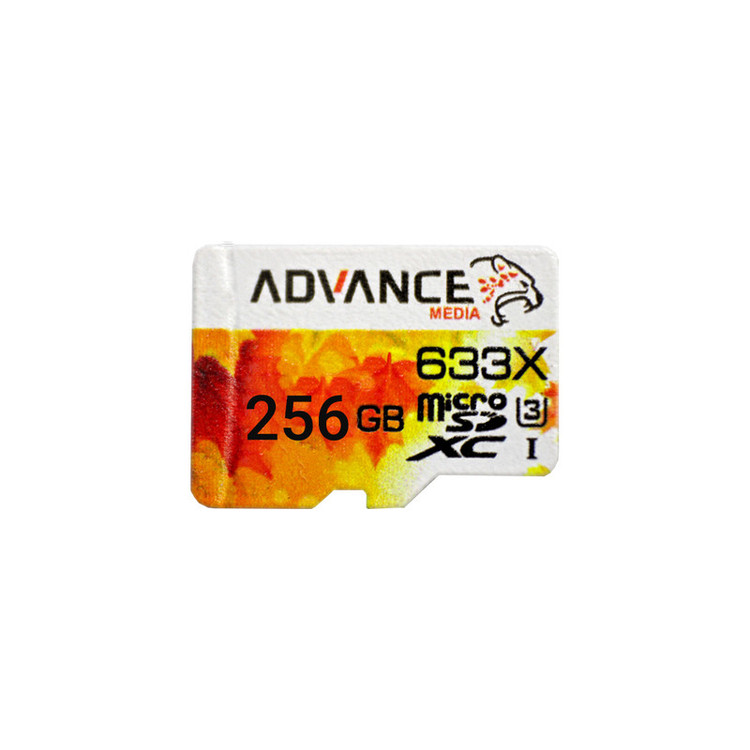 کارت حافظه microSDXC ادونس مدل 633x کلاس V30 استاندارد UHS-I U3 سرعت 90MBs ظرفیت 256 گیگابایت به همراه آداپتور SD