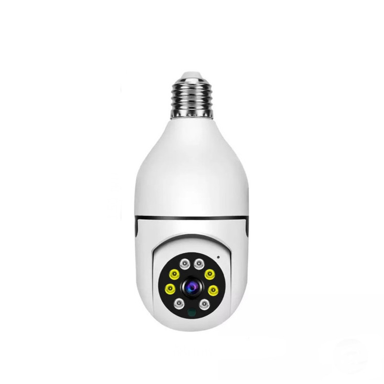 دوربین امنیتی آنالوگ بیسیم مدل V380 با رزولوشن Full-HD 1080، حسگر CMOS، زاویه دید 110 درجه، قابلیت چرخش Pan و Tilt، بزرگنمایی اپتیکال و دیجیتال، دید در شب، ضبط صدا، شیار و محفظه کارت حافظه، سنسور حرکتی و اتصال به گوشی