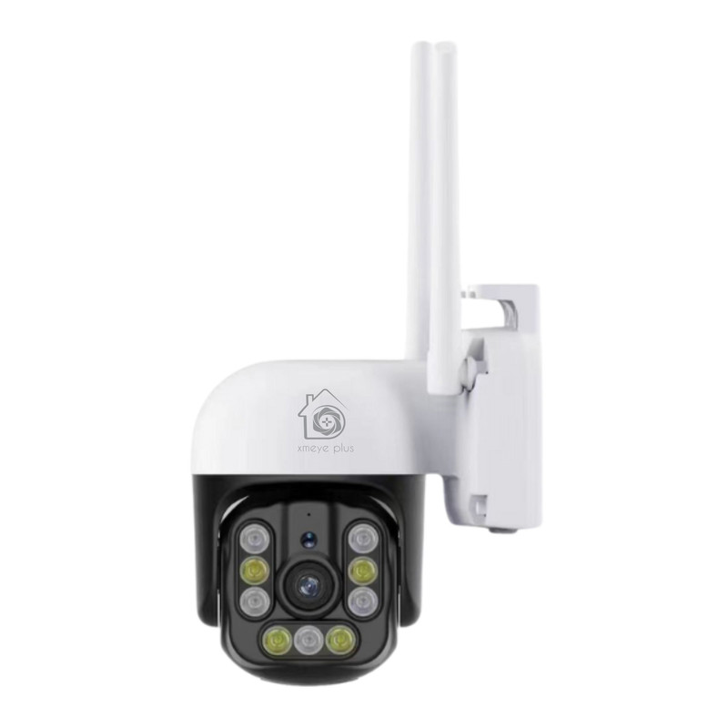 دوربین مداربسته تحت شبکه مدل 5mp sky، با اتصال بیسیم Wi-Fi و باسیم LAN، دید در شب مادون قرمز و تمامرنگی، چرخش 360 درجه و پشتیبانی از کارت حافظه تا 256 گیگابایت
